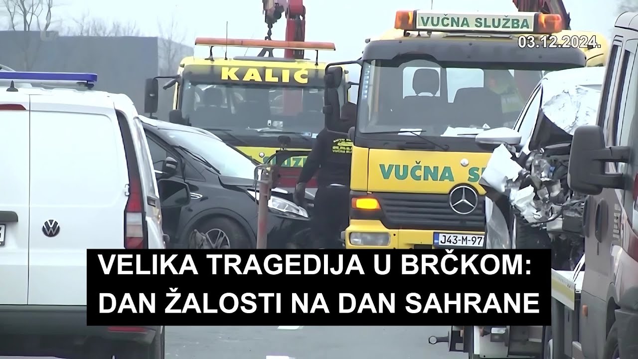 Velika tragedija u Brčkom: Dan žalosti na dan sahrane