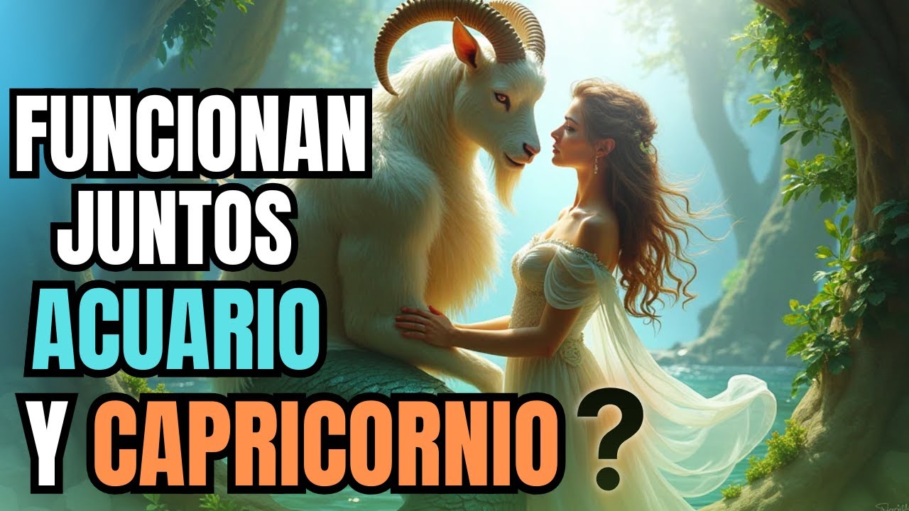ACUARIO ♒ Y CAPRICORNIO ♑: ¿SON COMPATIBLES EN EL AMOR?