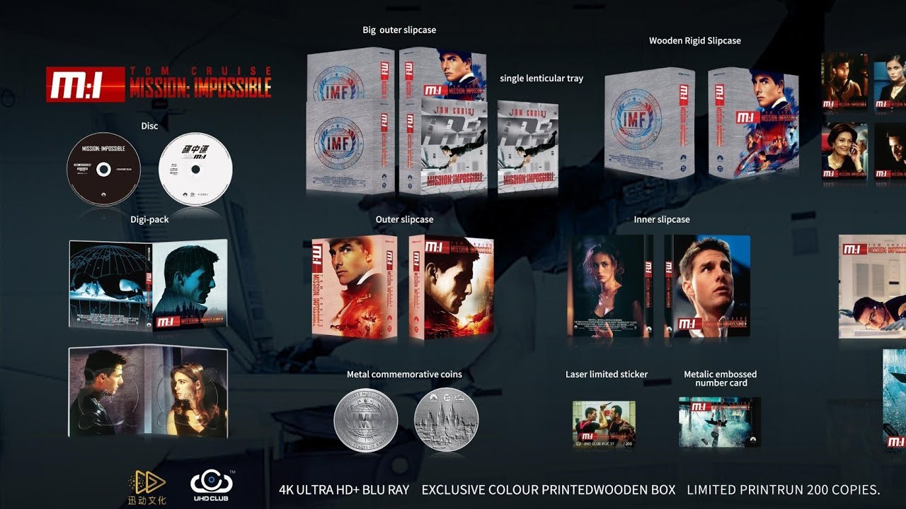 UHD Club Mission Impossible Wooden Box Edition Unboxing