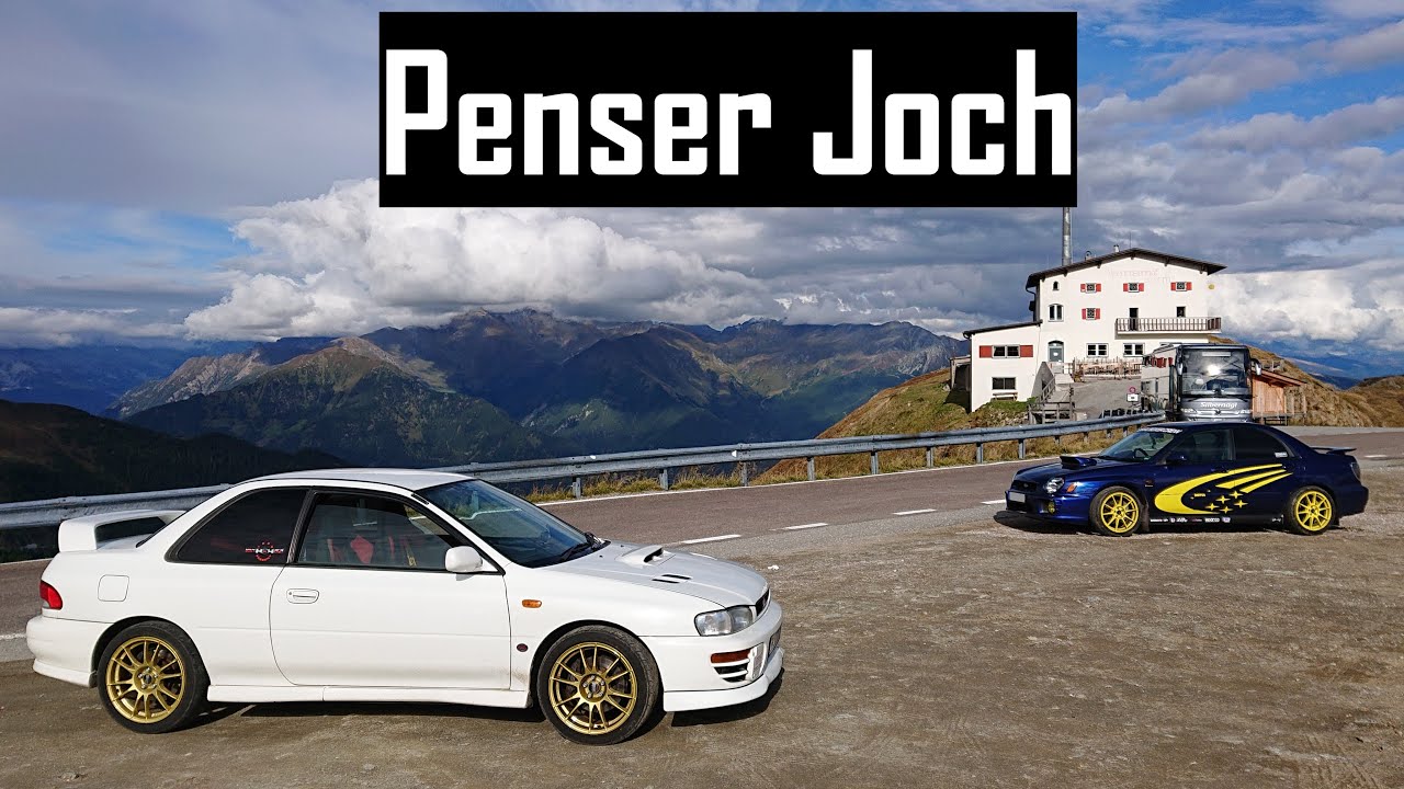 Subaru Sti Type R: Penser Joch || Passo Pennes [1520p]