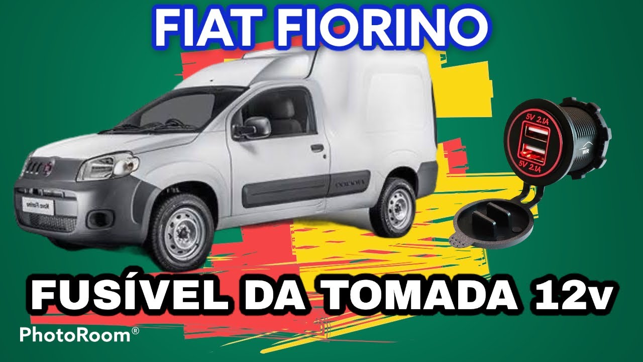 FIAT FIORINO - ONDE FICA O FUSÍVEL DA TOMADA 12v - ACENDEDOR DE CIGARRO