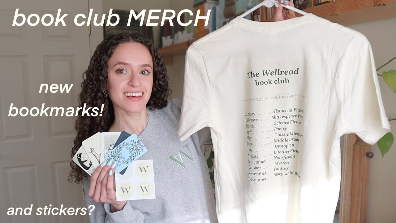 NEW bookmarks & book club MERCH!!! - Etsy Drop / Restock