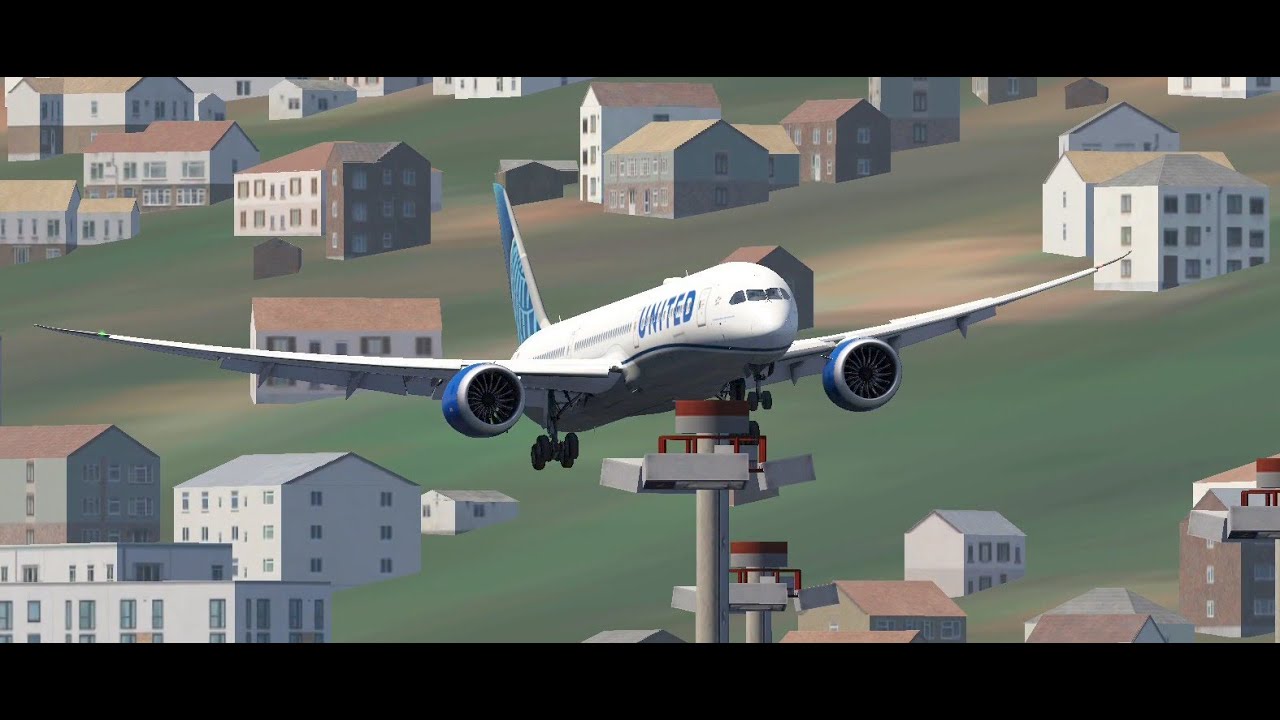 b787-10 Madeira (LPMA) Land World Most Dangerous Airport Ultra Maximum Graphics PC Quality Gameplay