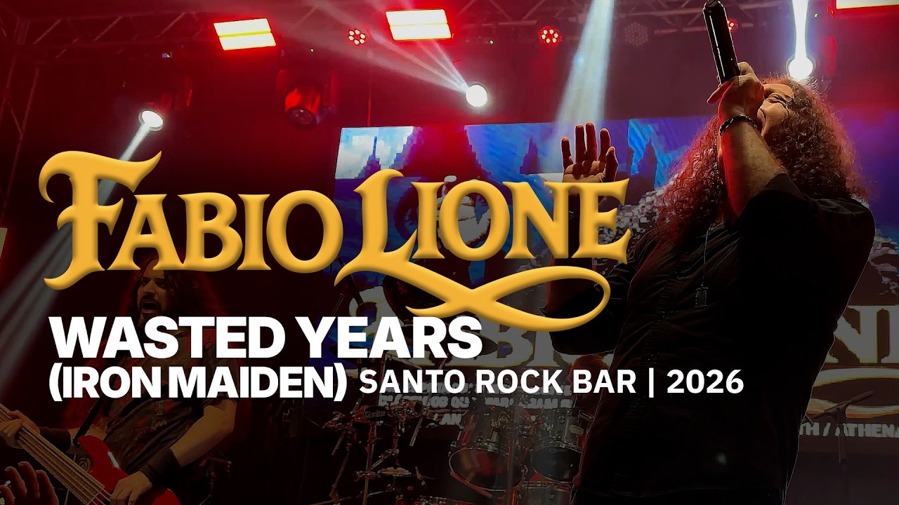 FABIO LIONE | Wasted Years (Iron Maiden) | Santo Rock Bar 2026 | 4K Video