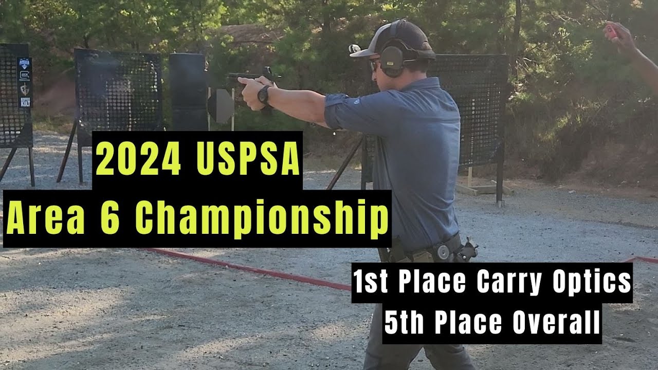 2024 USPSA Area 6 Championship - 1st Place Carry Optics - Glock 17 Gen 5 - Trijicon SRO