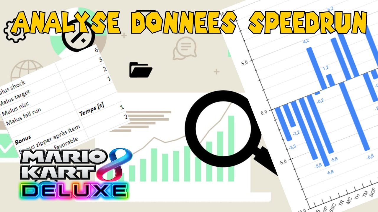 ANALYSE des DONN&Eacute;ES BONUS/MALUS pour AM&Eacute;LIORER LE SPEEDRUN MARIO KART 8 DELUXE !