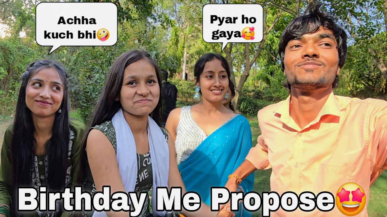 Birthday Propose Real Proposal 🤩😅 || Guddu Vlogs