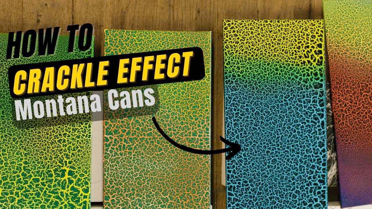How to Use Montana CRACKLE EFFECT Spray Paint: Tips & Tutorial