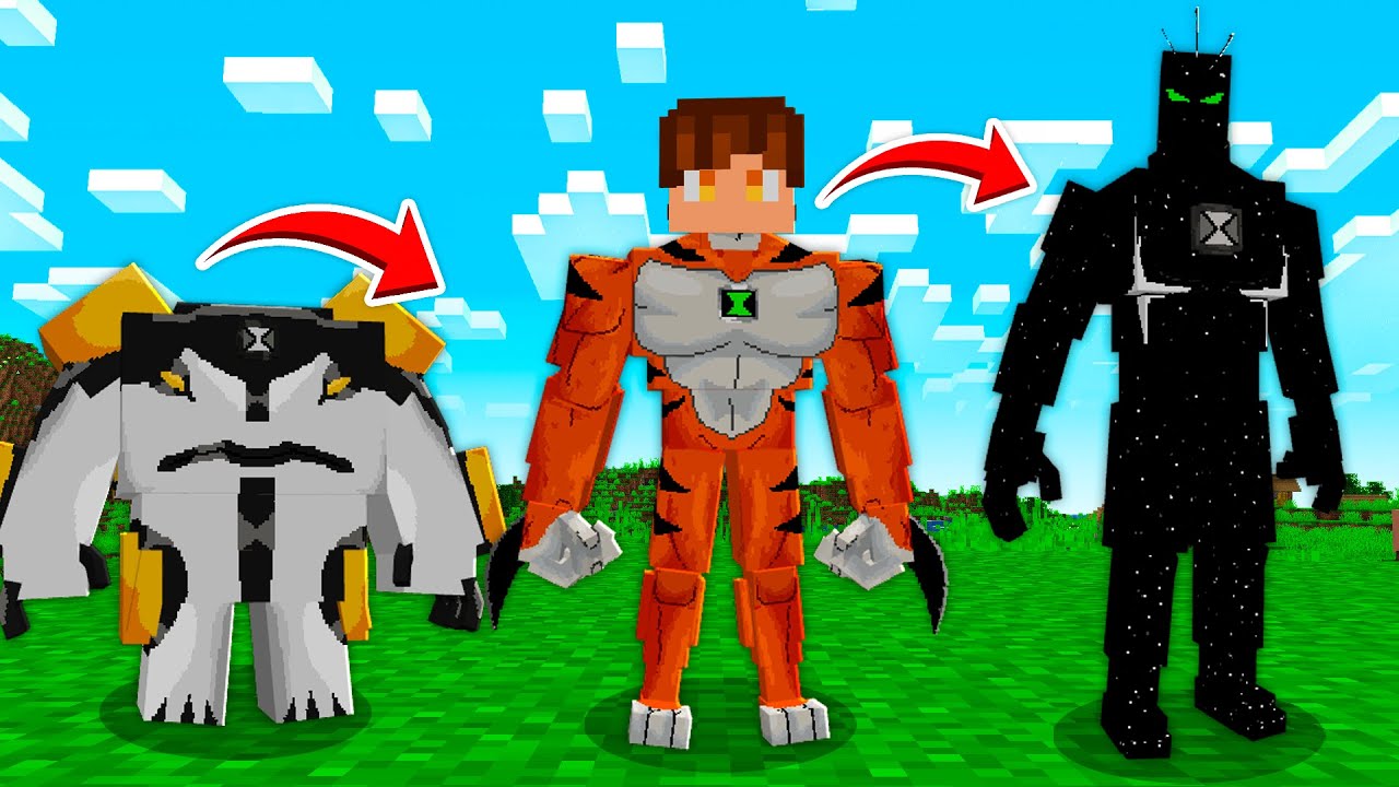 VIDA de BEN 10 no Minecraft!