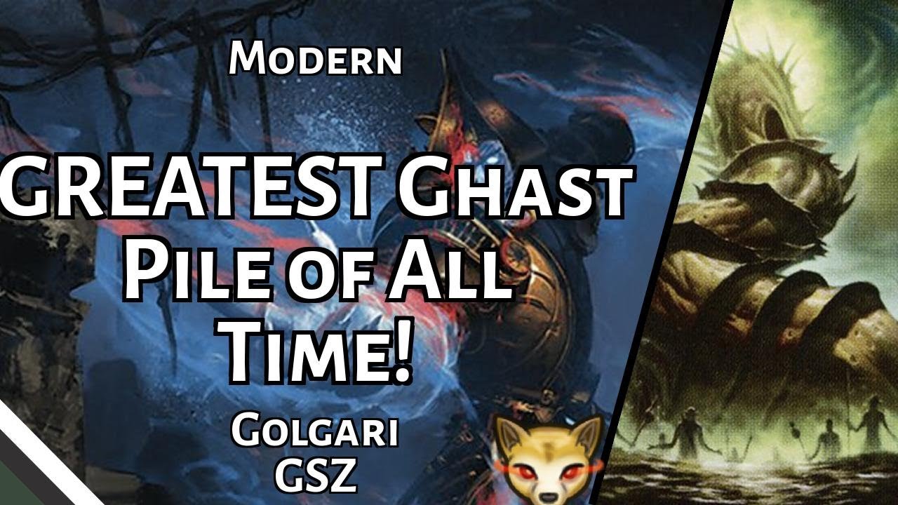GREATEST Ghast Pile of All Time! | Golgari GSZ | Modern | MTGO