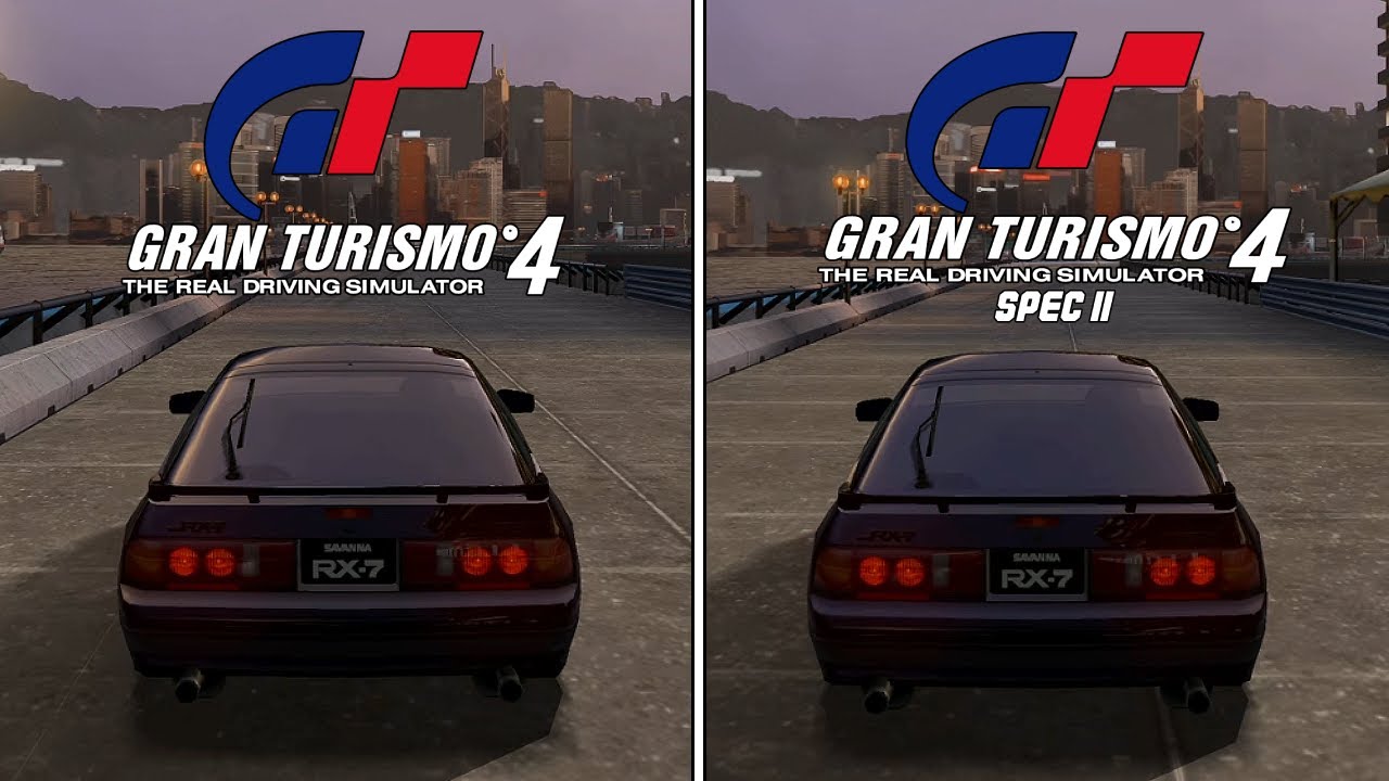 GT4 vs GT4 Spec II | Mazda RX-7 GT-X | Sound Comparison