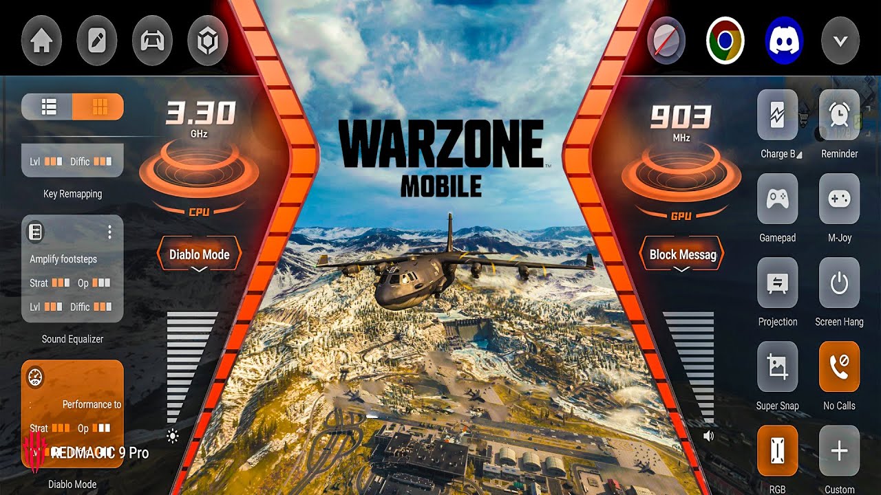 WARZONE MOBILE DIABLO MODE SD 8 GEN 3 WITH FPS METER GAMEPLAY