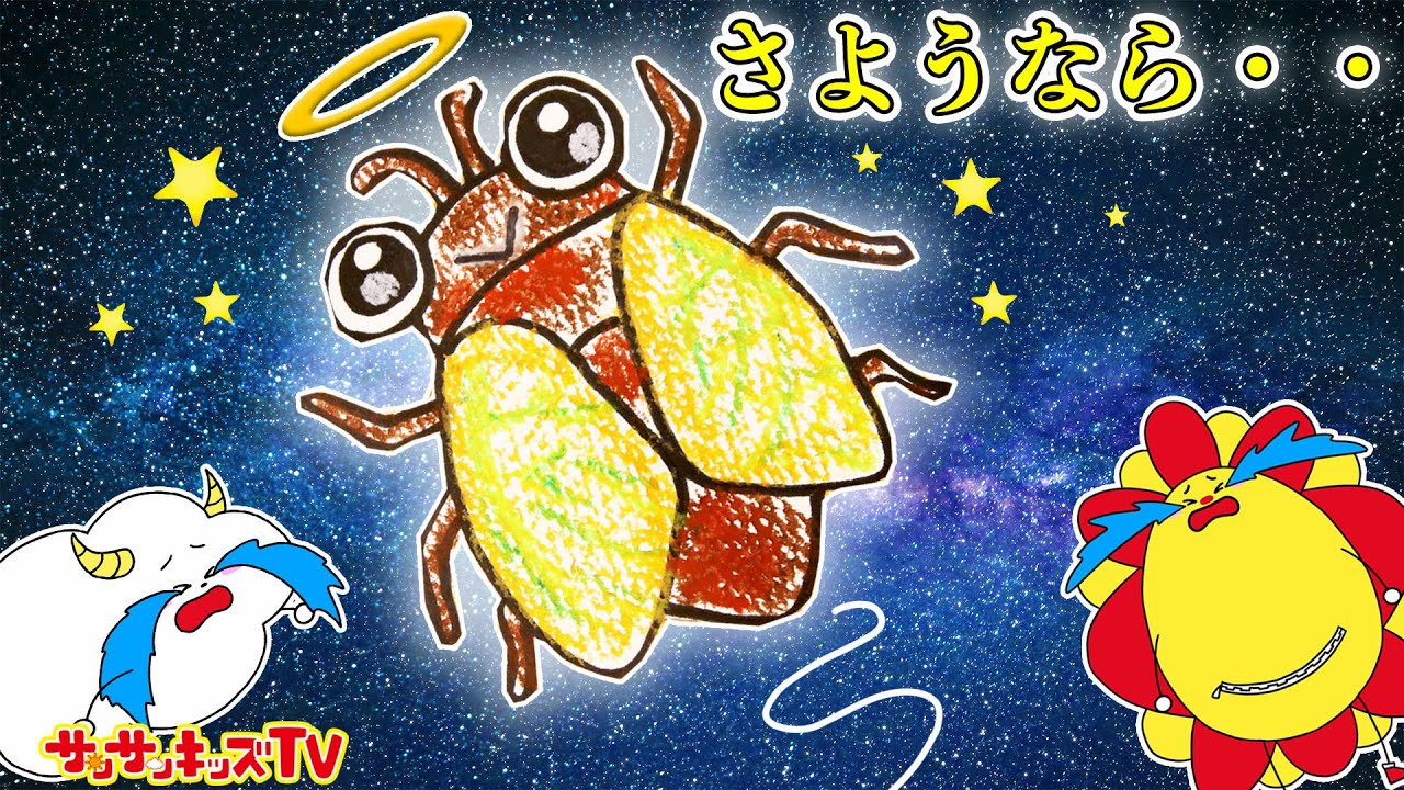さようなら…セミさん！今までありがとう…涙のお別れ・親子向け知育教育★サンサンキッズTV★