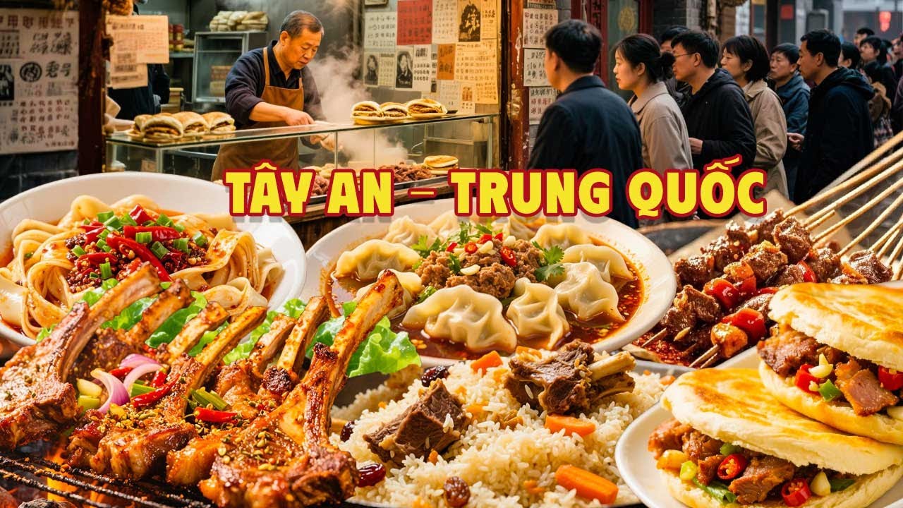 Thưởng thức những món ngon ở Tây An, Thiểm Tây - Khám phá ẩm thực truyền thống Trung Quốc
