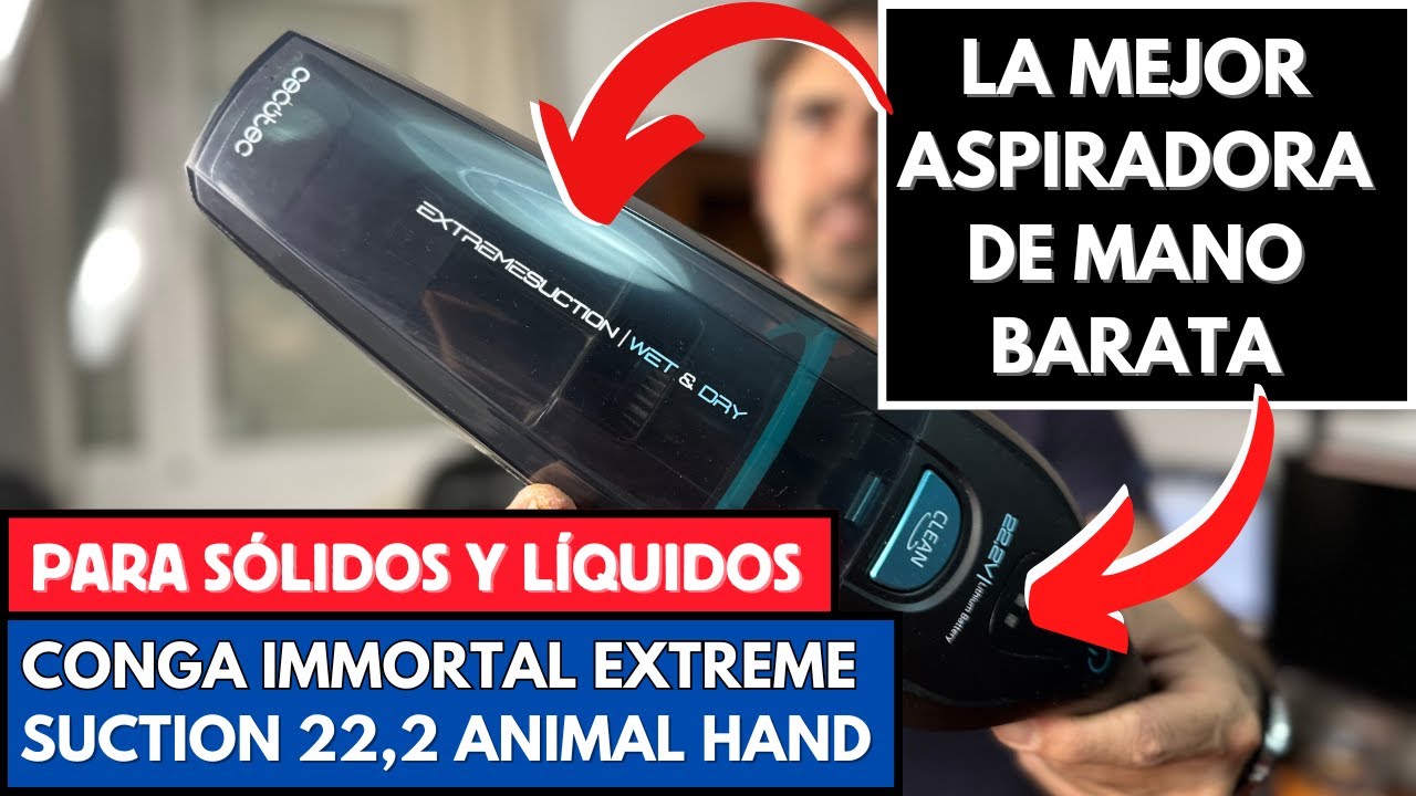 ¿La MEJOR Aspiradora de Mano BARATA?🥇Conga IMMORTAL EXTREME SUCTION