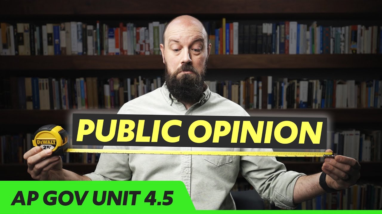 Измерение ОБЩЕСТВЕННОГО МНЕНИЯ [Обзор AP Gov, Раздел 4, Тема 5 (4.5)]