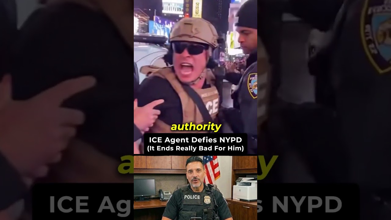 NYPD Arrests ICE Agent! #immigrationusa #lawenforcement #eeuu #usa #police #nypd