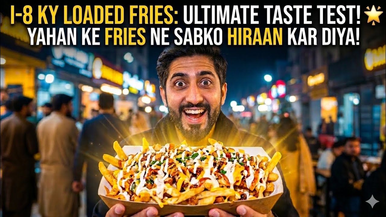 Itni Cheese?! 😱 Trying I-8's Most Famous Loaded Fries