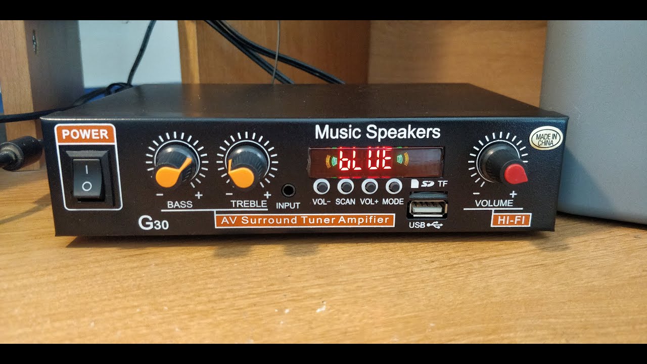 $30 Archer G30 Bluetooth amplifier receiver tuner review