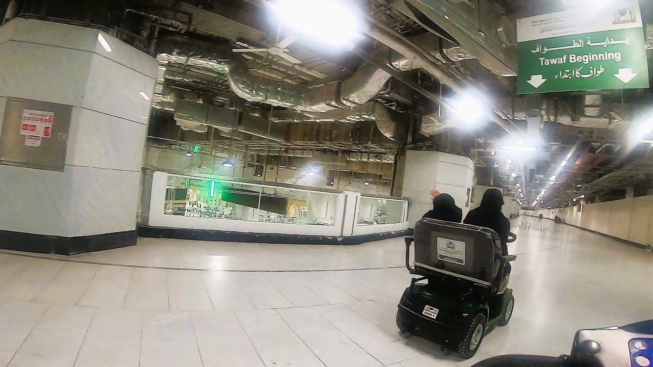 Tawaf on an electric scooter I Umrah I Makkah