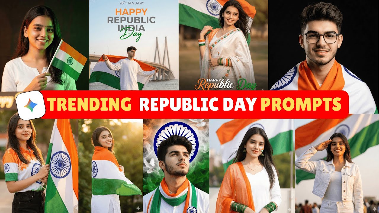 Trending Gemini Republic Day Photo Editing Prompt | Instagram Trending Republic Day Photo Prompts