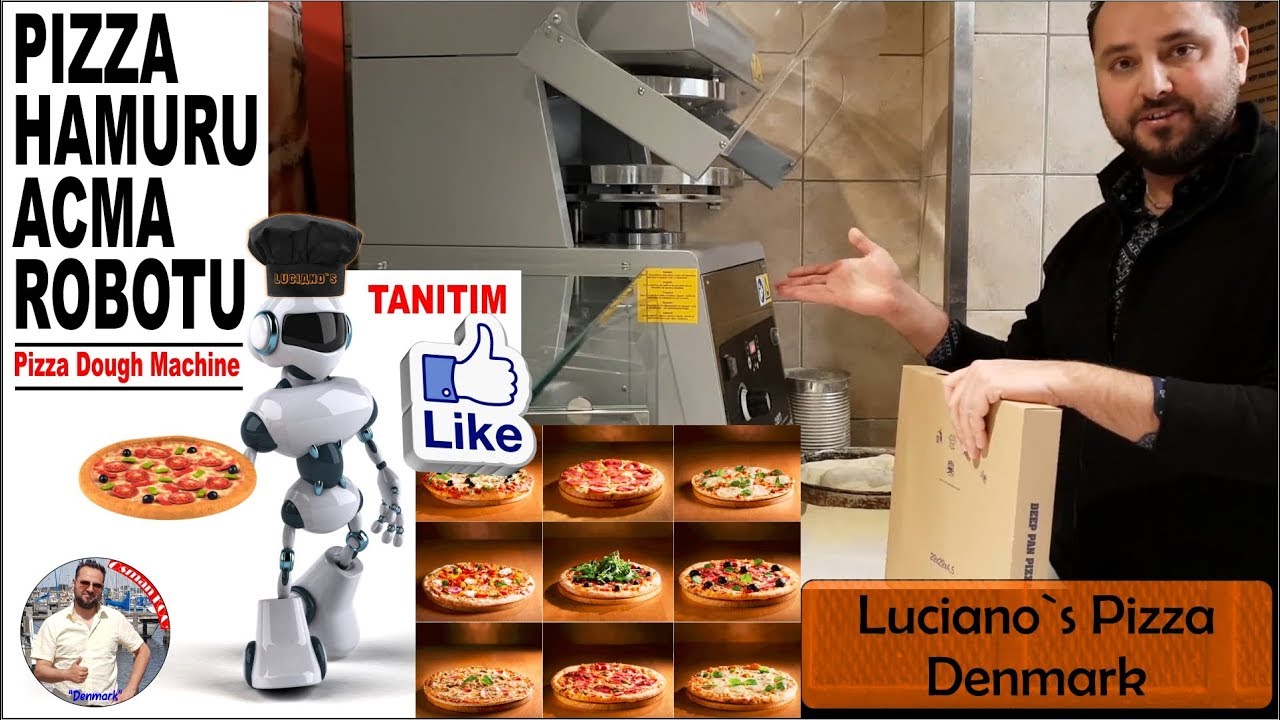 Pizza Hamuru Açma Robotu TANITIM | Pizza Dough Machine |