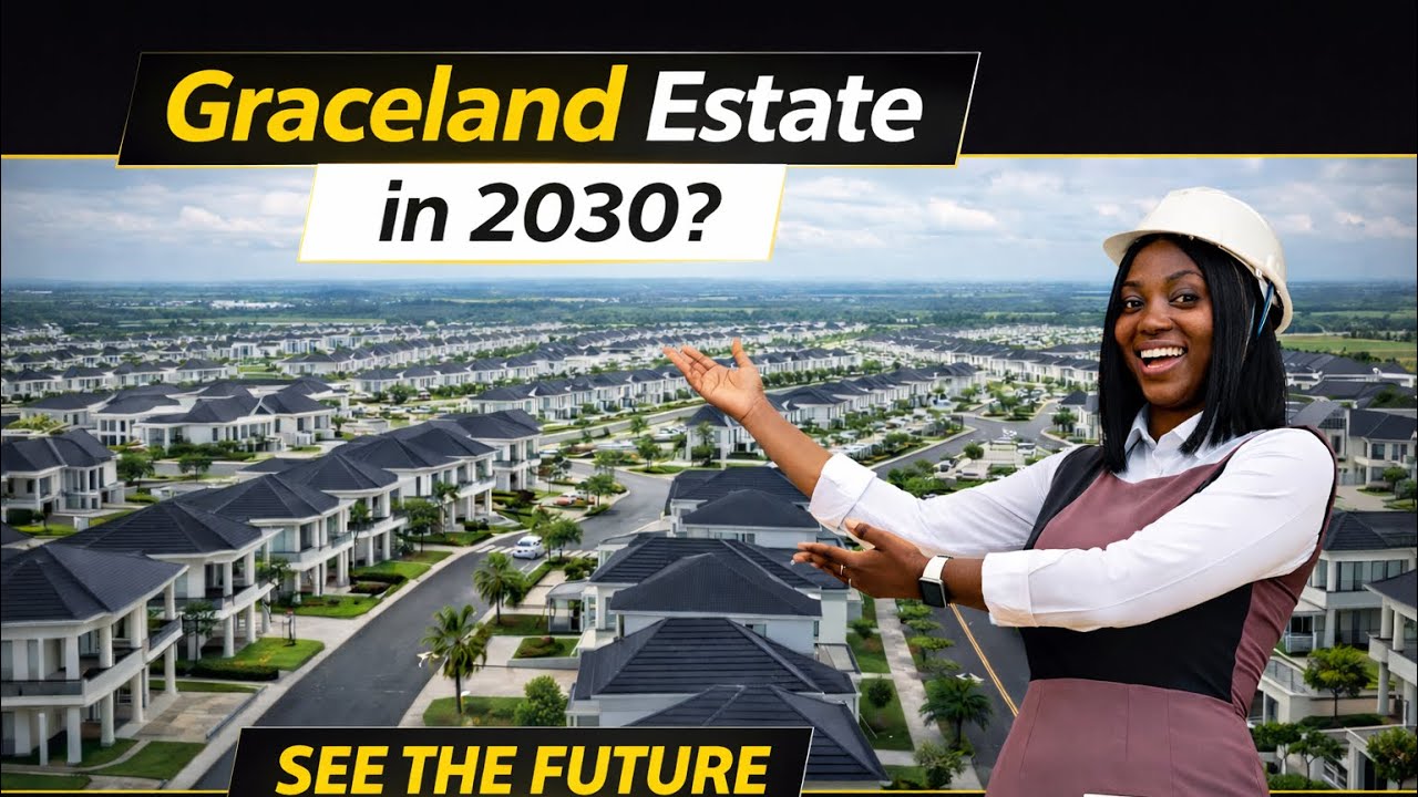 See How GraceLand Estate looks like in 2030 | Biggest Off-Plan House For Sale in New Enugu City.