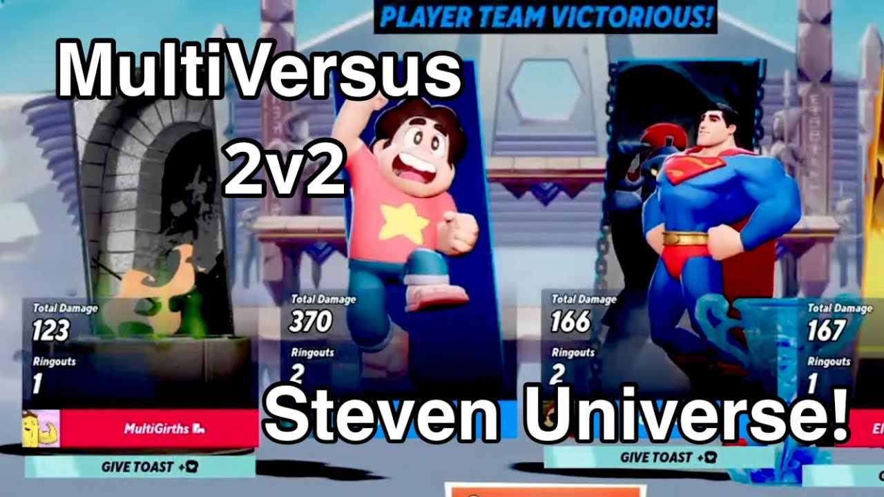 MultiVersus Online 2v2 testing Steven Universe!