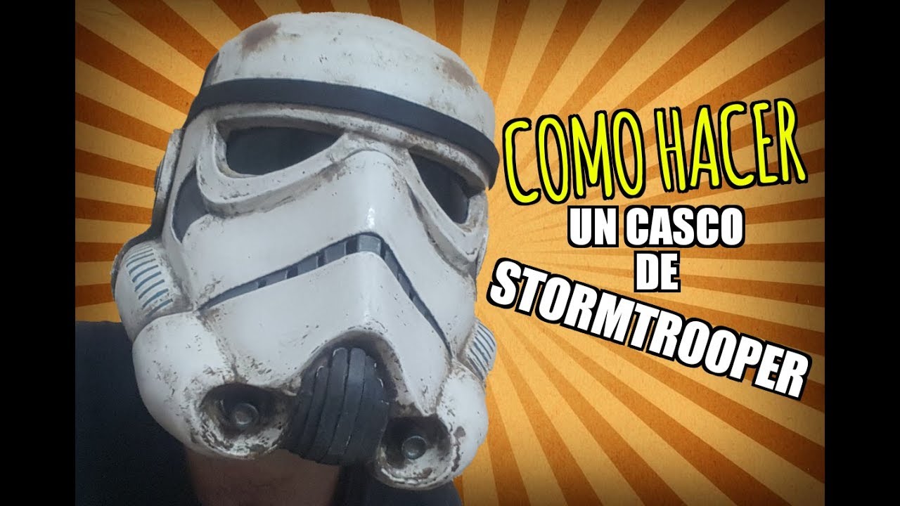 COMO HACER UN CASCO DE STORMTROOPER | How to make a stormtrooper helmet DIY | Machingan
