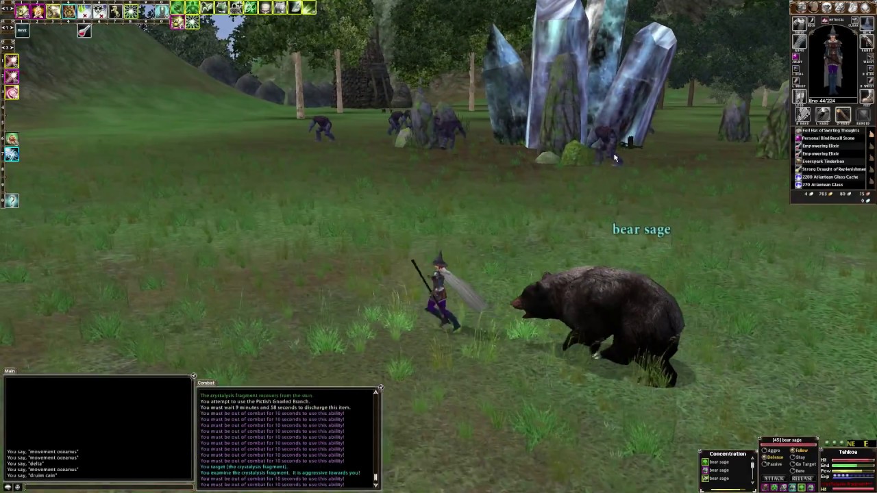 DAoC Nature Druid - Part 23:  Gameplay with Live Commentary