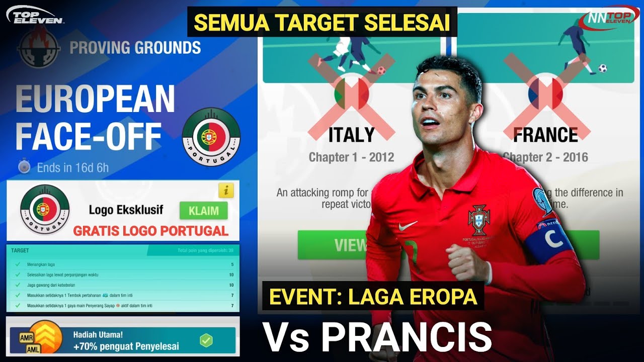 Cara Menyelesaiakan Semua TARGET di Event LAGA EROPA Vs Prancis #01 Top Eleven 2024