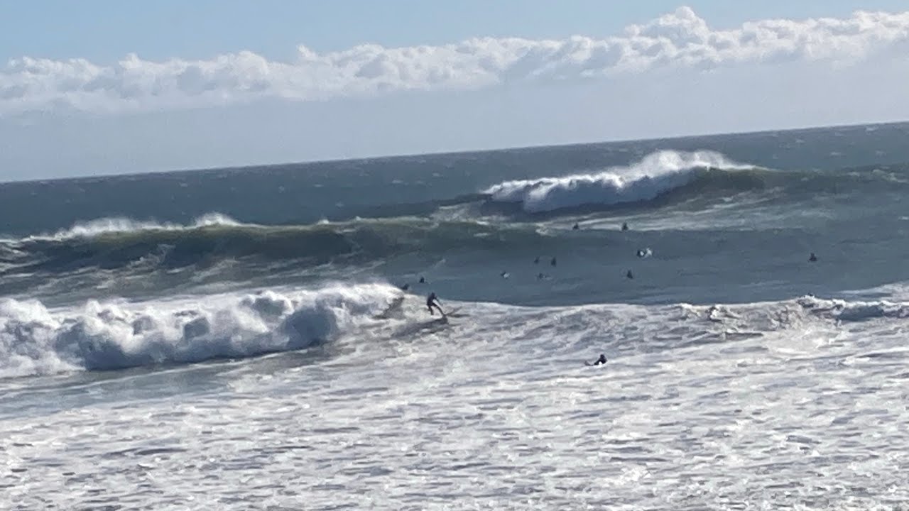 Massive swell continued Nov. 15, 2024 at Steamer Lane. (Santa Cruz, California) #Surfing #Pacific