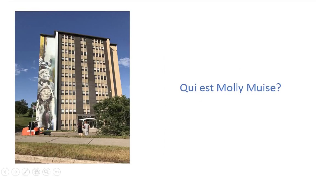 Qui est Molly Muise, l’Amérindienne mi'kmaq qui est représentée sur la façade du pavillon Lafrance?