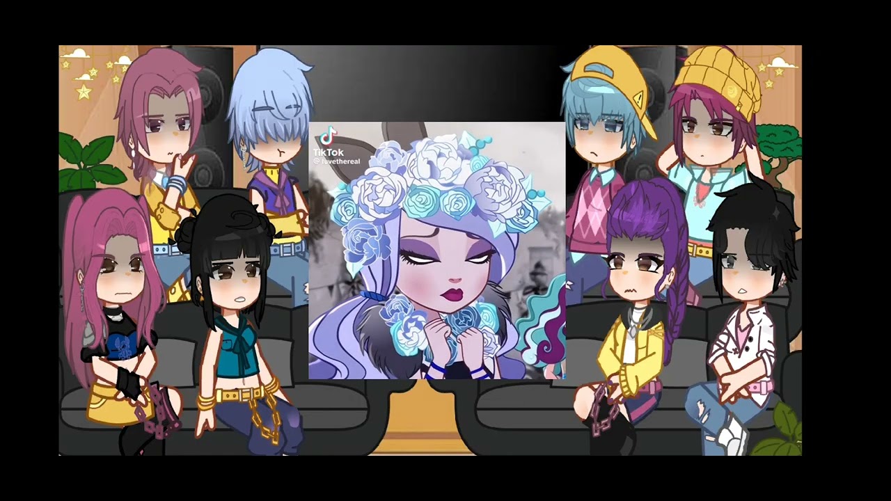 K-pop Demon Hunters React to F!yn the new member of Huntrix {Betrayal / Rumi's sister 