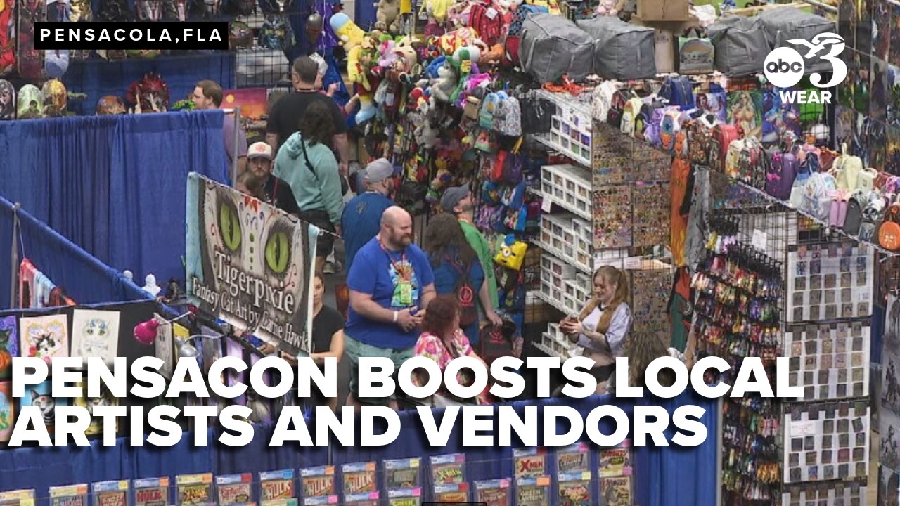 Pensacon boosts local artists and vendors as thousands pack Pensacola Bay Center