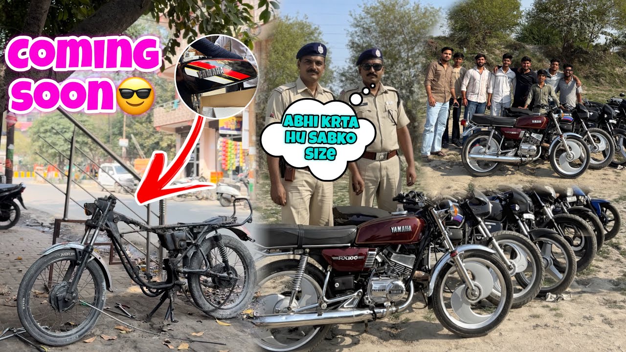 👮police wale piche pad gaye 😱 new rx100 coming soon 🥳 rx100 group 🔱