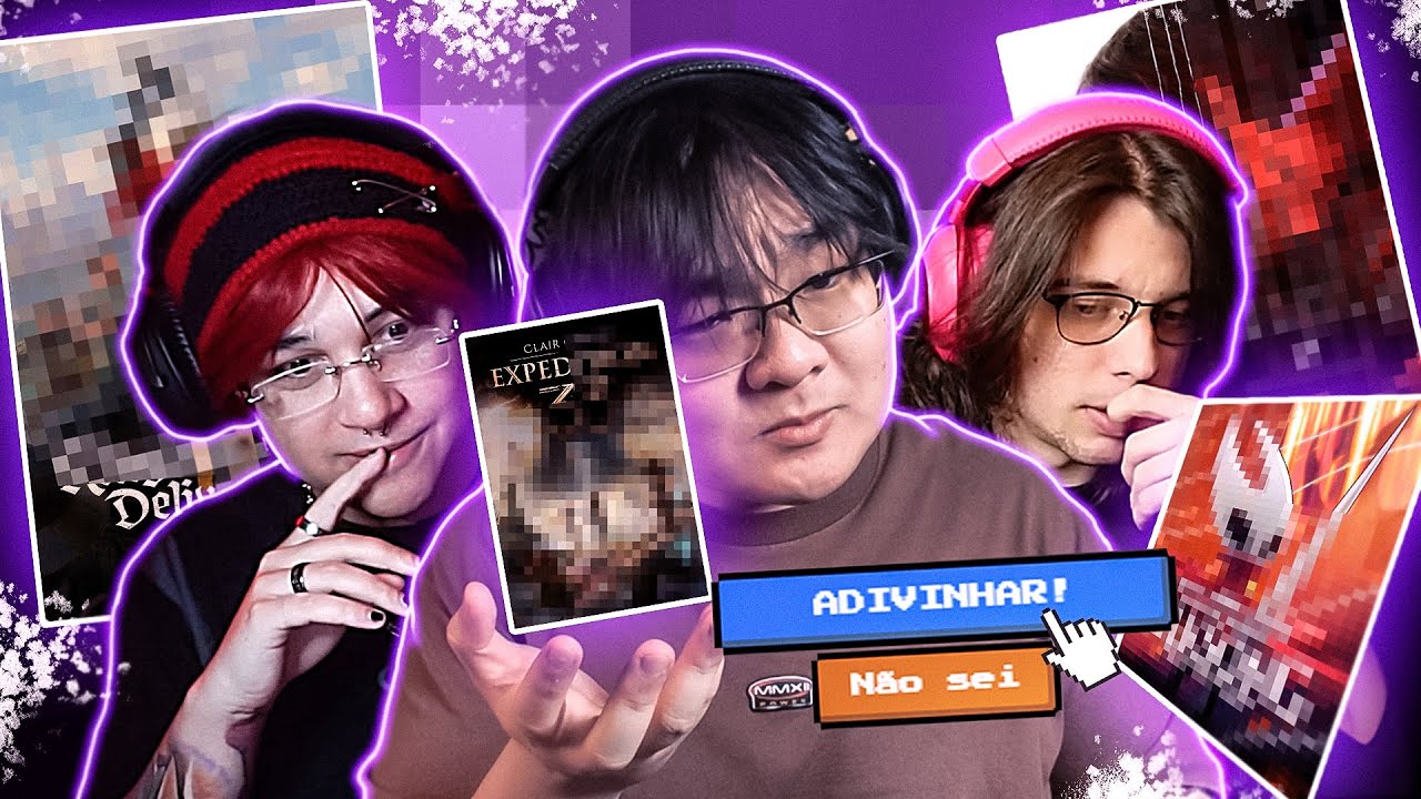 TRÊS GÊNIOS ADIVINHANDO O JOGO PELA CAPA (ft Scottonauta e Umild)