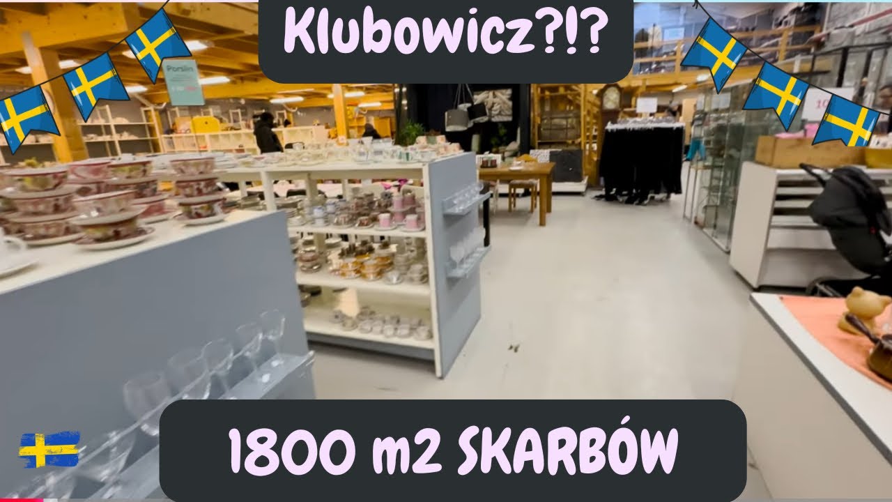 #101 OGROMNY second hand w Szwecji (1800 m²!) 😱 Zobacz moje zdobycze i ceny!