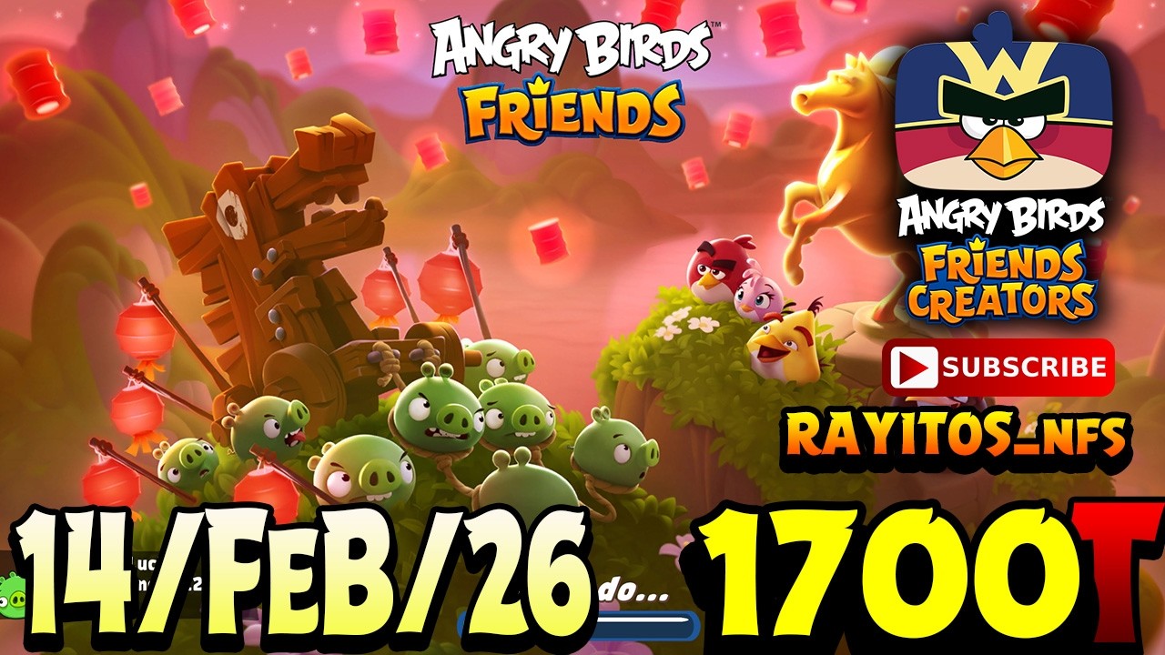 Angry Birds Friends All Levels Tournament 1700 Highscore POWER-UP walkthrough
