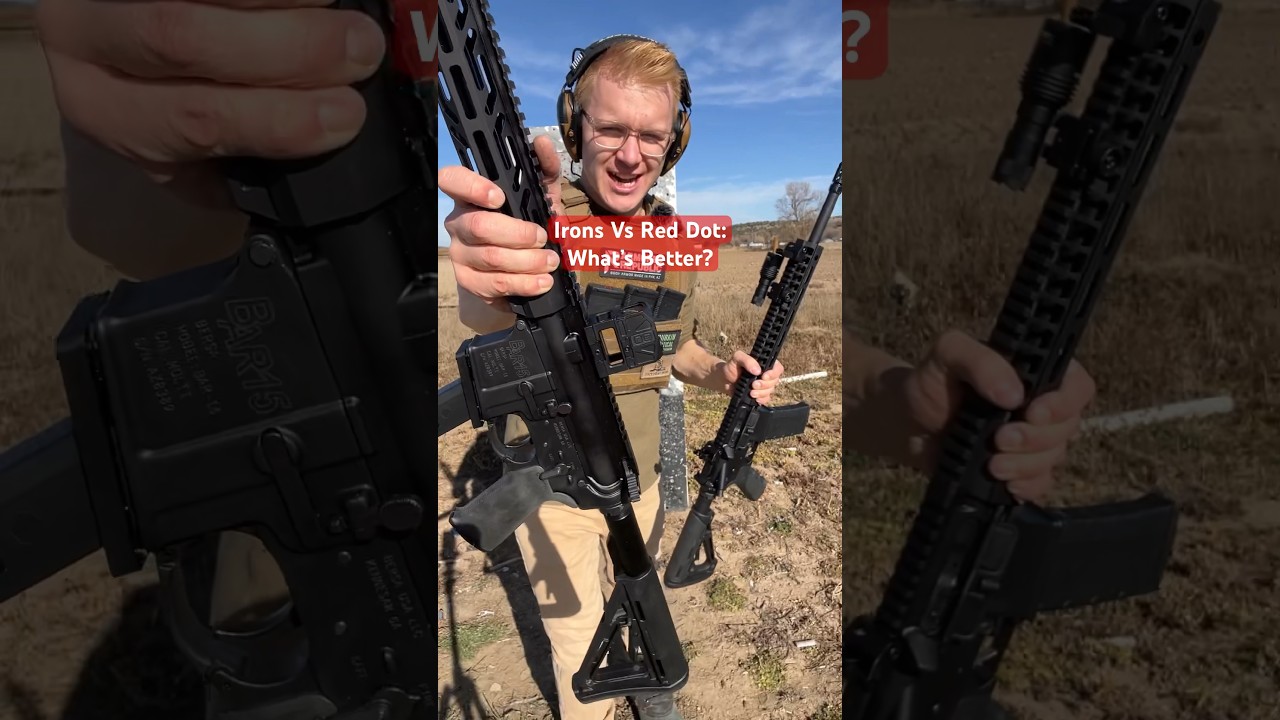 Irons VS Red Dot: The WINNER Decided! #civtac #tactical #gun
