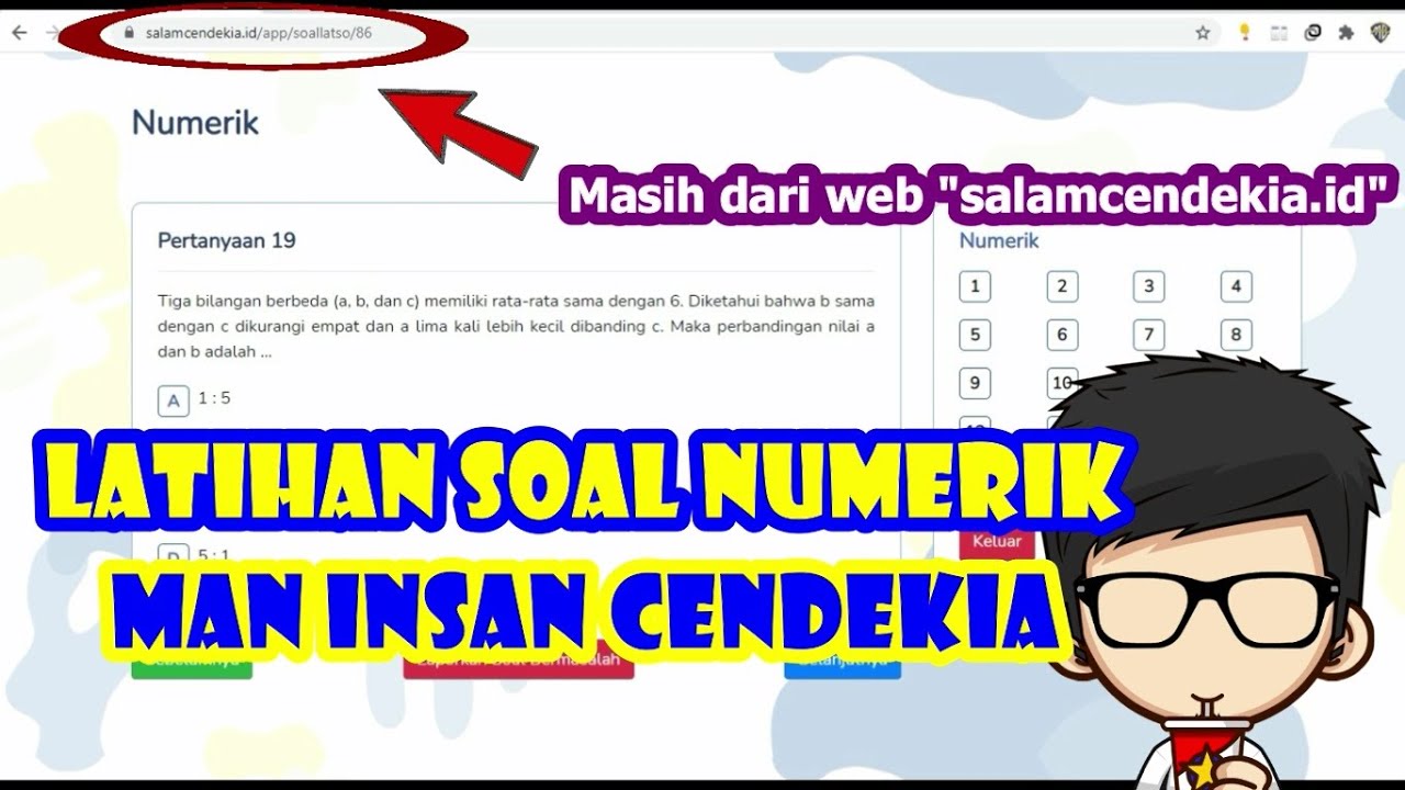 Latihan Soal MAN IC (Soal Numerik)