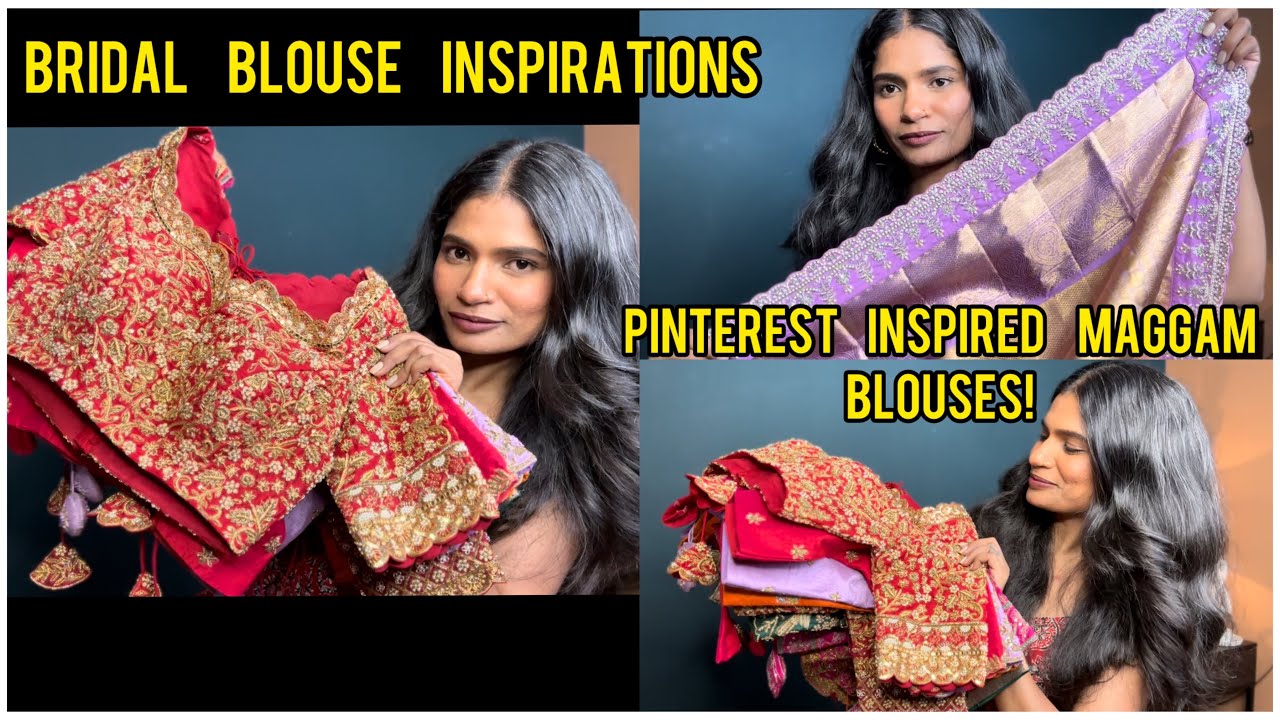 Pinterest Inspired Maggam Blouses | Bridal Blouses | nayalooks | Navya Varma