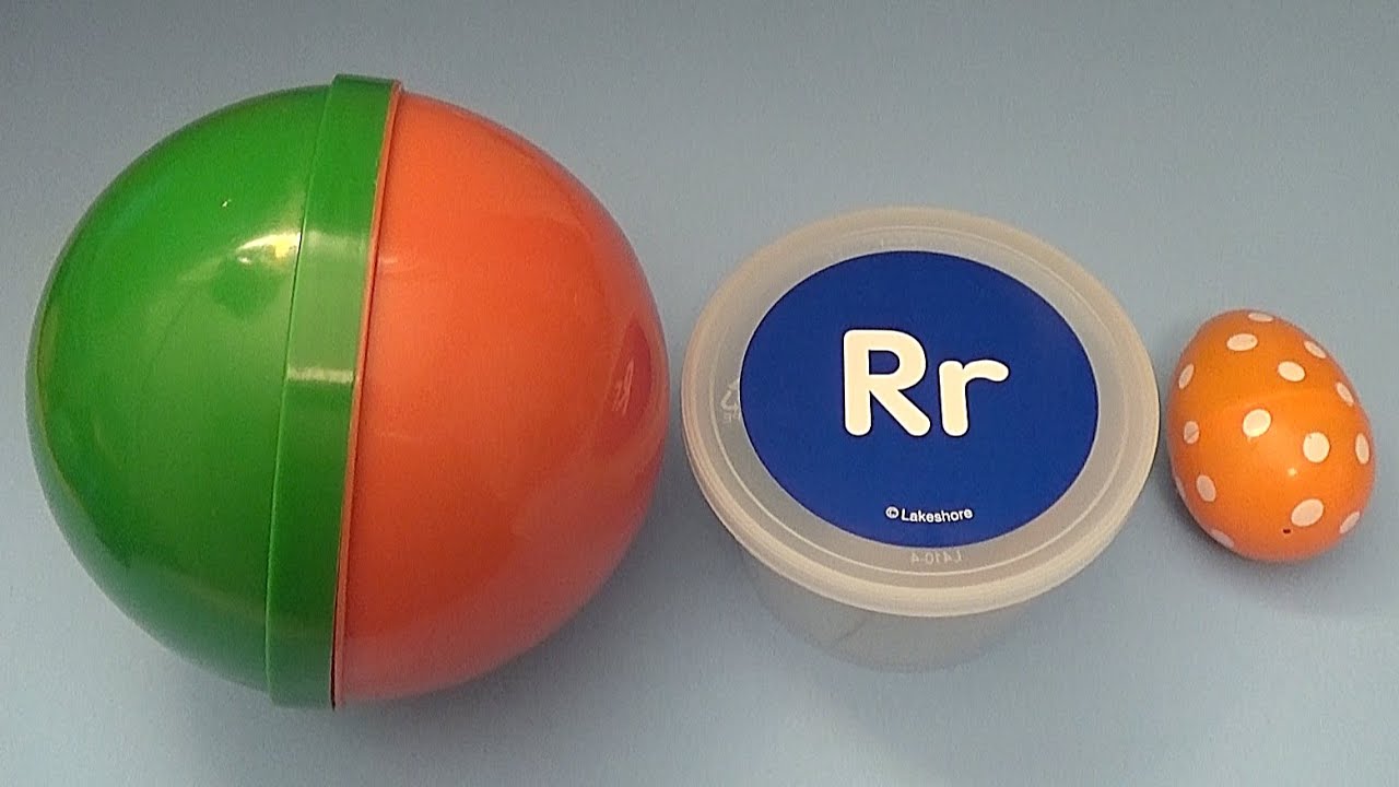 Star Wars Kinder Surprise Egg Learn-A-Letter!  Spelling Words that Start with the Letter R!