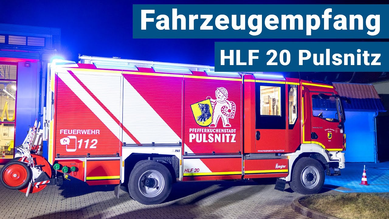 Feuerwehr Pulsnitz empfängt neues HLF 20 von ZIEGLER