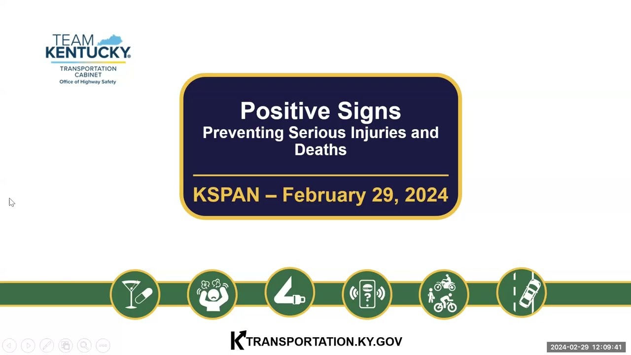 Ky Highway Safety Updates from Ky Office of Highway Safety