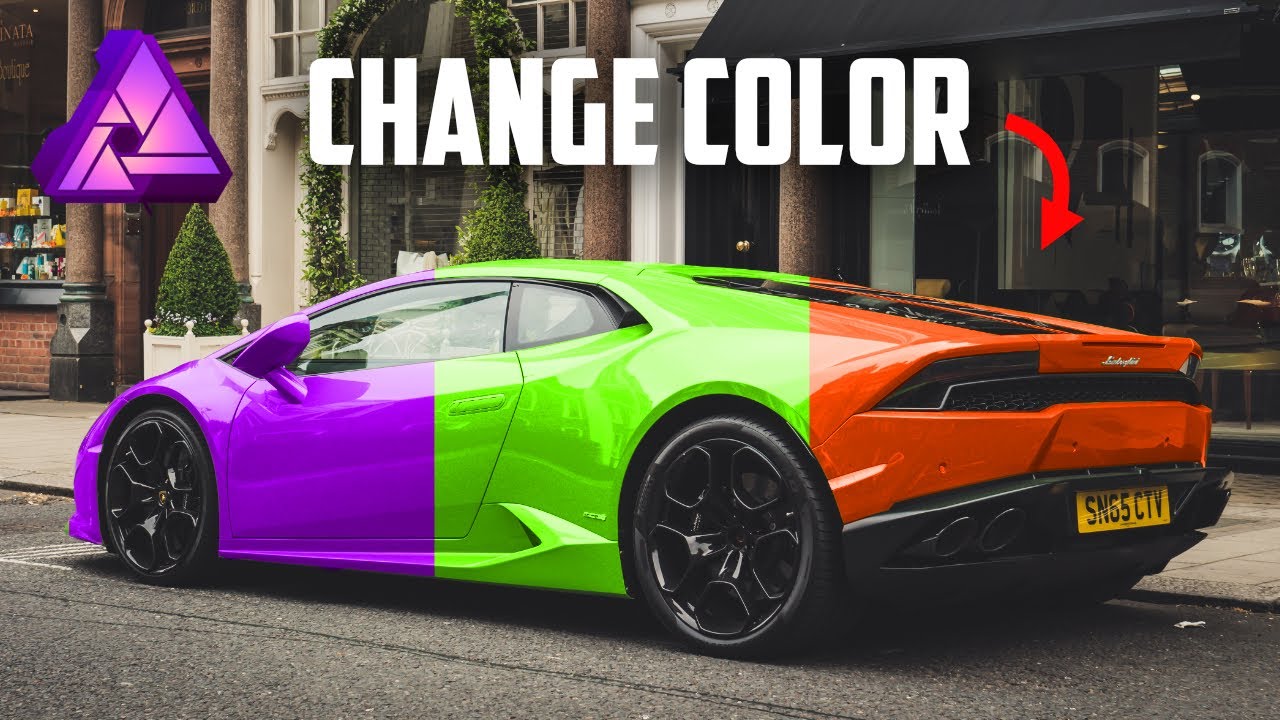 How to Select and Change Colors in Affinity Photo