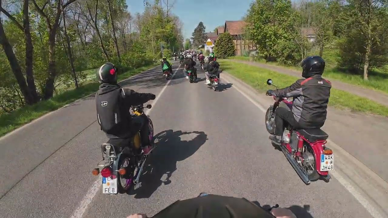 13. Ostalgie Ausfahrt Eisenach 2024 | Simson - Mz - Awo etc |