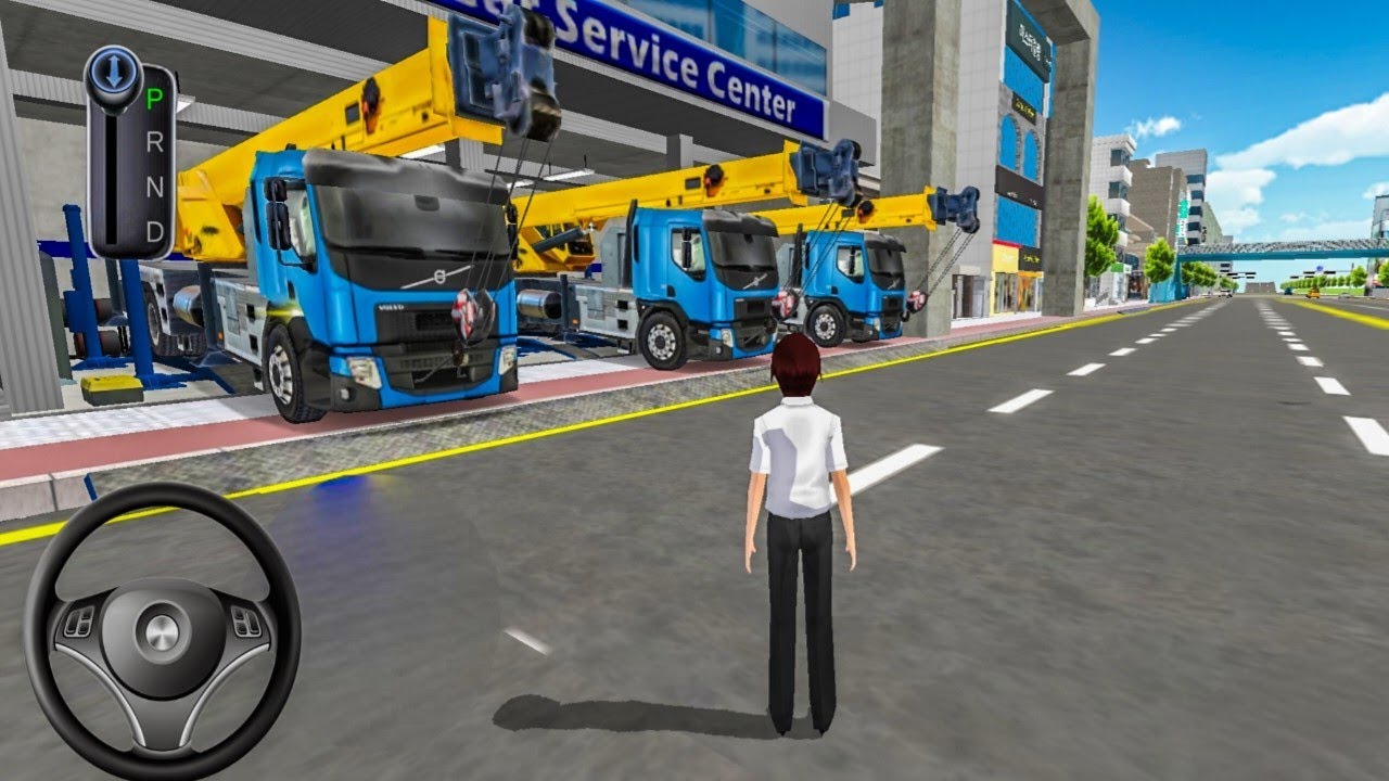Collect All New Heavy mobile crane truck in Auto Repair shop&ndash;3d driving class New update 2026#car 