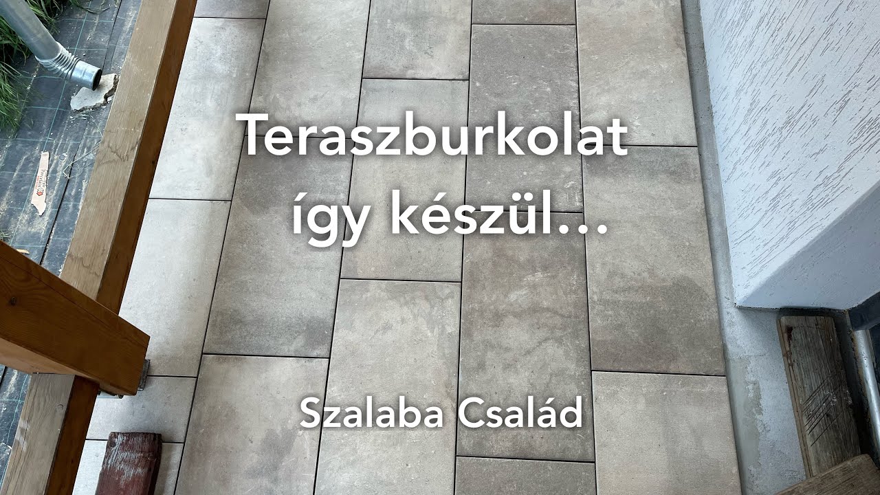 Teraszburkolás
