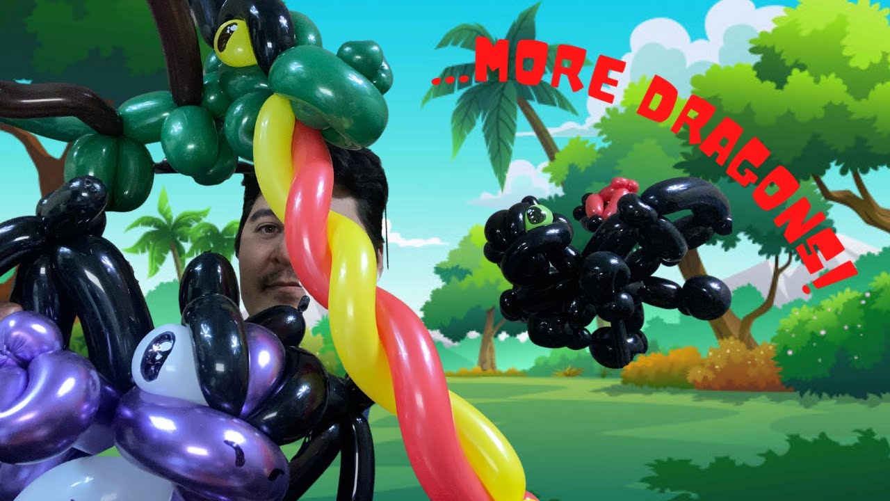 More Dragon Balloon Tutorial 🐉🎈